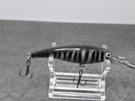 VF Deep Diver Minnow - Zebra Stealth